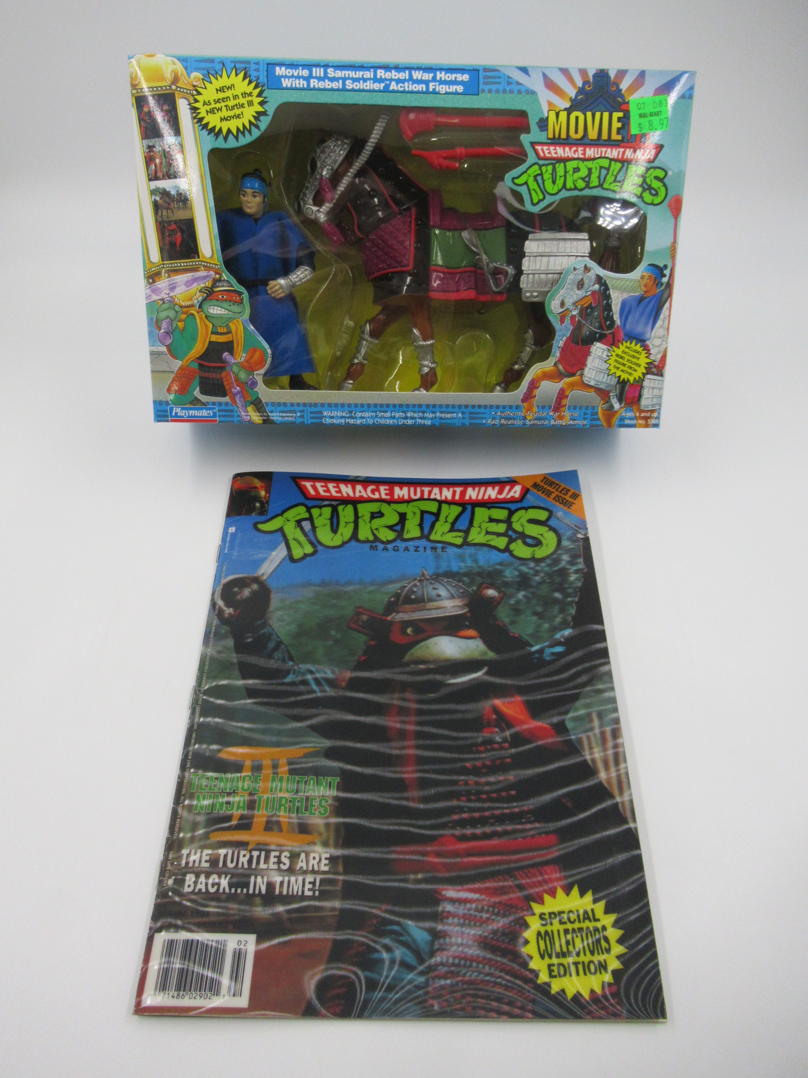 Teenage Mutant Ninja Turtles Samurai Rebel War Horse Set TMNTs The Movie: III - Playmates (1993)